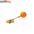 GutenTop High Quality and Hot Sell Water Tank Brass Float Ball Valve Brass Stem with Pastic Ball